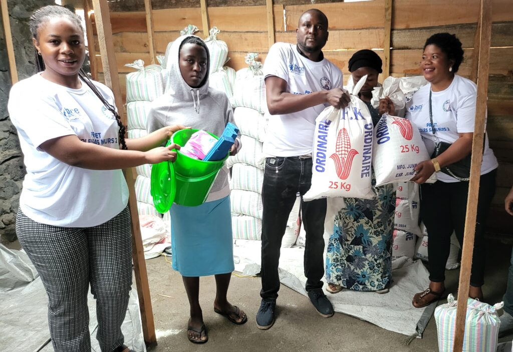 NORD-KIVU : Distribution d’une aide d’urgence mobilisée en faveur de 150 familles vivant dans une précarité